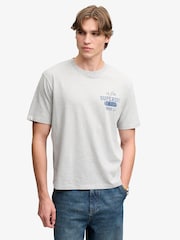 Superdry Grey Athletic Essentials T-Shirt - Image 1 of 4
