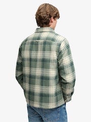 Verde - Sobrecamisa Miller con forro Borreguito de Superdry - Imagen 2 de 8