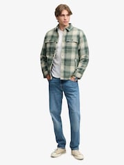 Verde - Sobrecamisa Miller con forro Borreguito de Superdry - Imagen 3 de 8