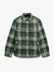 Verde - Sobrecamisa Miller con forro Borreguito de Superdry - Imagen 7 de 8