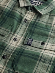 Verde - Sobrecamisa Miller con forro Borreguito de Superdry - Imagen 8 de 8