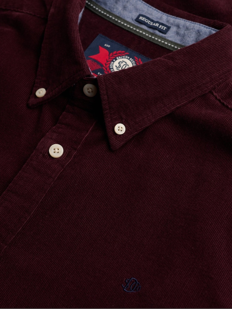أحمر - قميص كوردروي كلاسيكي من Superdry - صورة 2 من 2