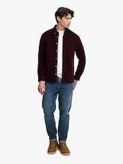 Superdry Red Classic Needle Cord Shirt - Image 3 of 7
