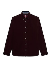 Superdry Red Classic Needle Cord Shirt - Image 6 of 7