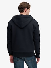 Superdry Blue Borg Lined Zip Hoodie - Image 2 of 6