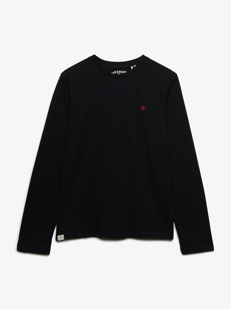 أسود - توب Classic Essential Sdco من Superdry - صورة 1 من 2