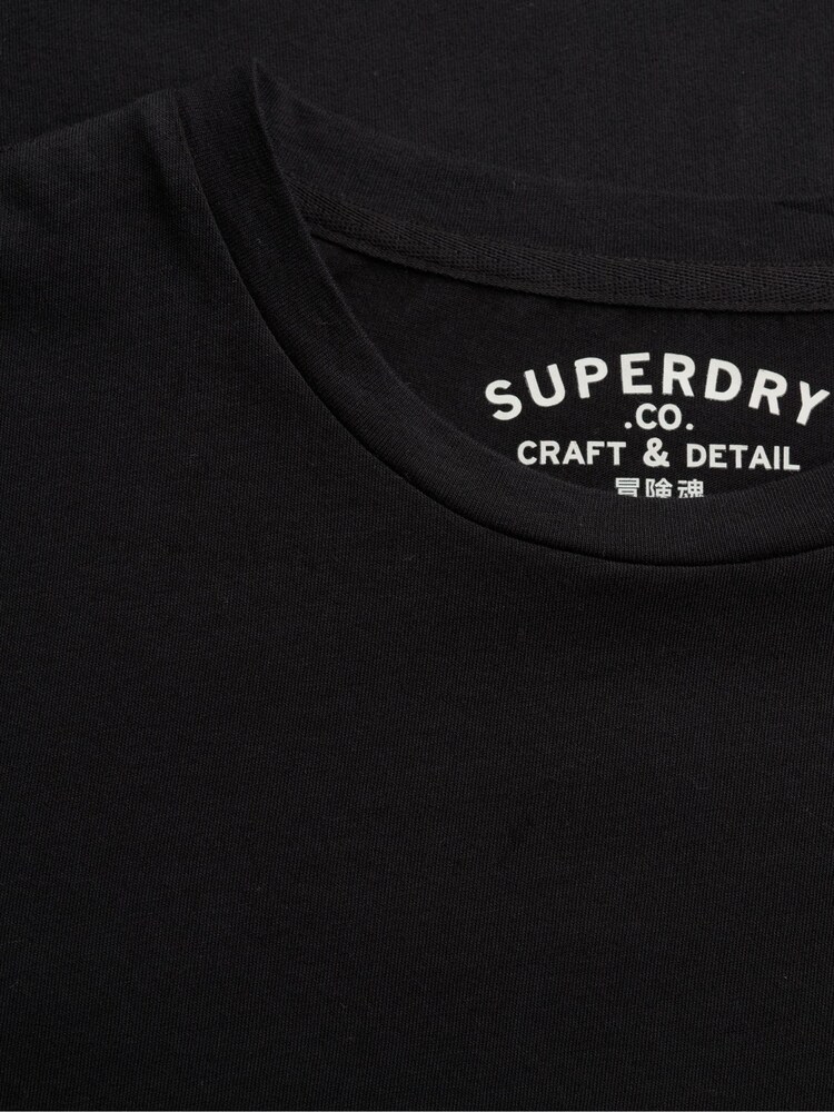 Superdry Black Classic Essential Sdco Top - Image 7 of 7