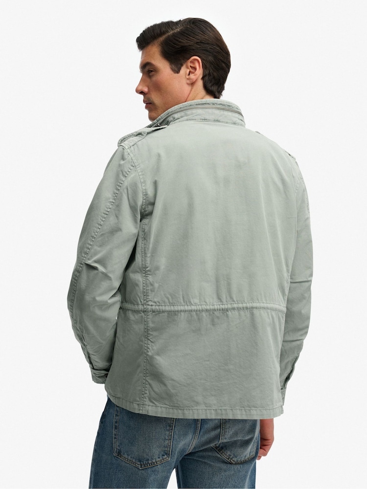 Superdry Green Cotton M65 Jacket - Image 2 of 5