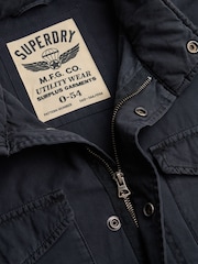 Superdry Dark Blue Military M65 Jacket - Image 9 of 9