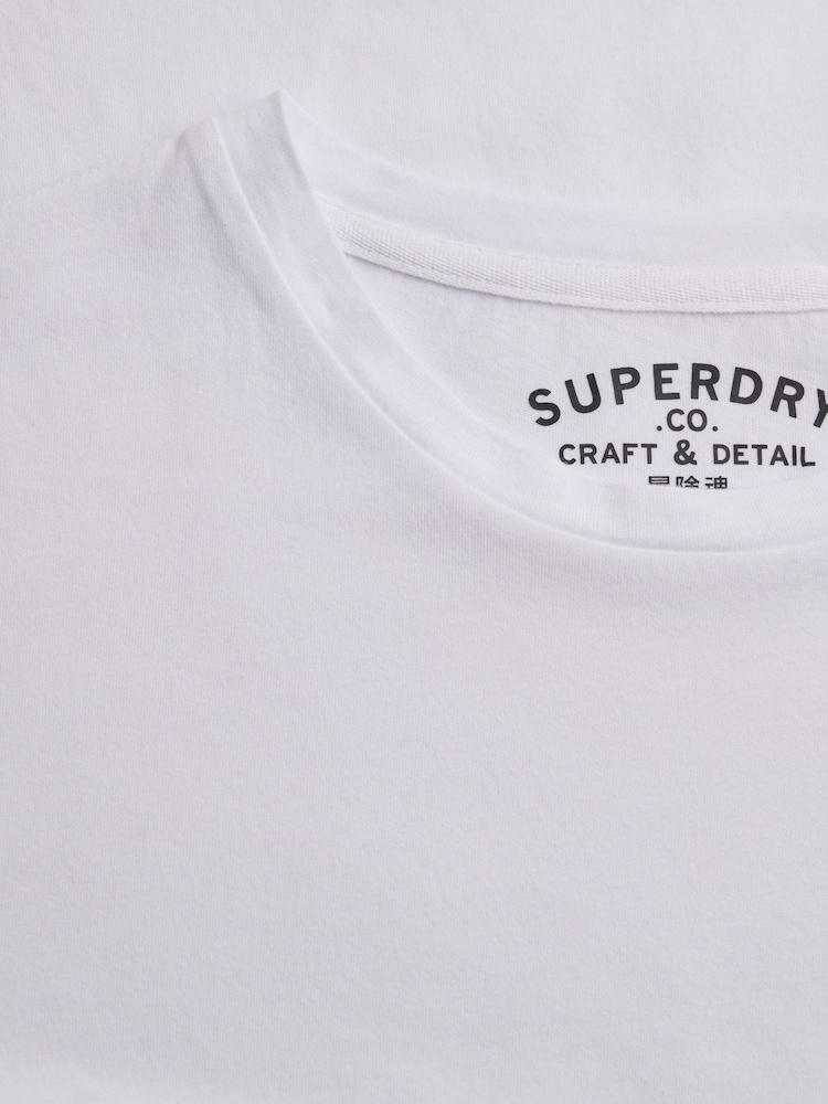 أبيض - توب Classic Essential Sdco من Superdry - صورة 2 من 2