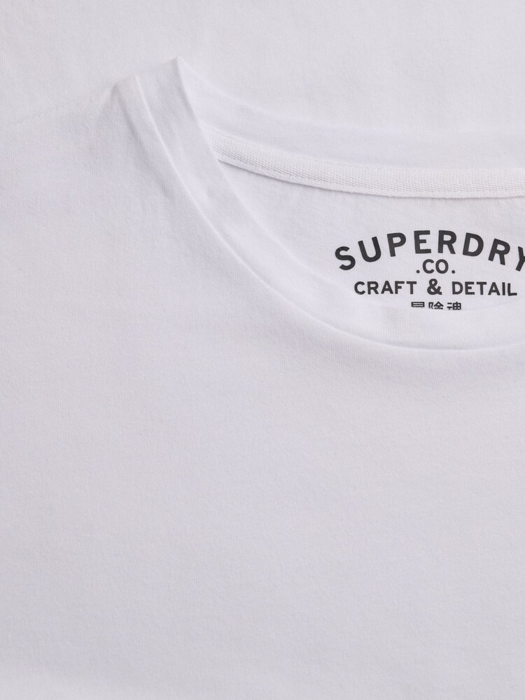 Superdry White Classic Essential Sdco Top - Image 7 of 7