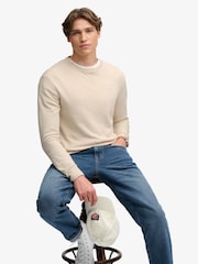 Naturlig - Superdry Classic Slub Vaffelstoff-genser - Bilde 5 av 7