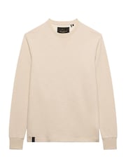 Naturlig - Superdry Classic Slub Vaffelstoff-genser - Bilde 6 av 7