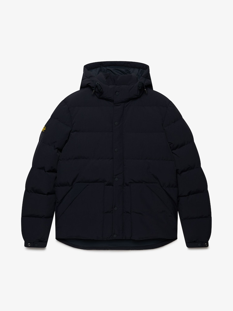 Superdry Blue Classic Everest Puffer Jacket - Image 1 of 1 Superdry Blue Classic Everest Puffer Jacket - Image 1 of 1