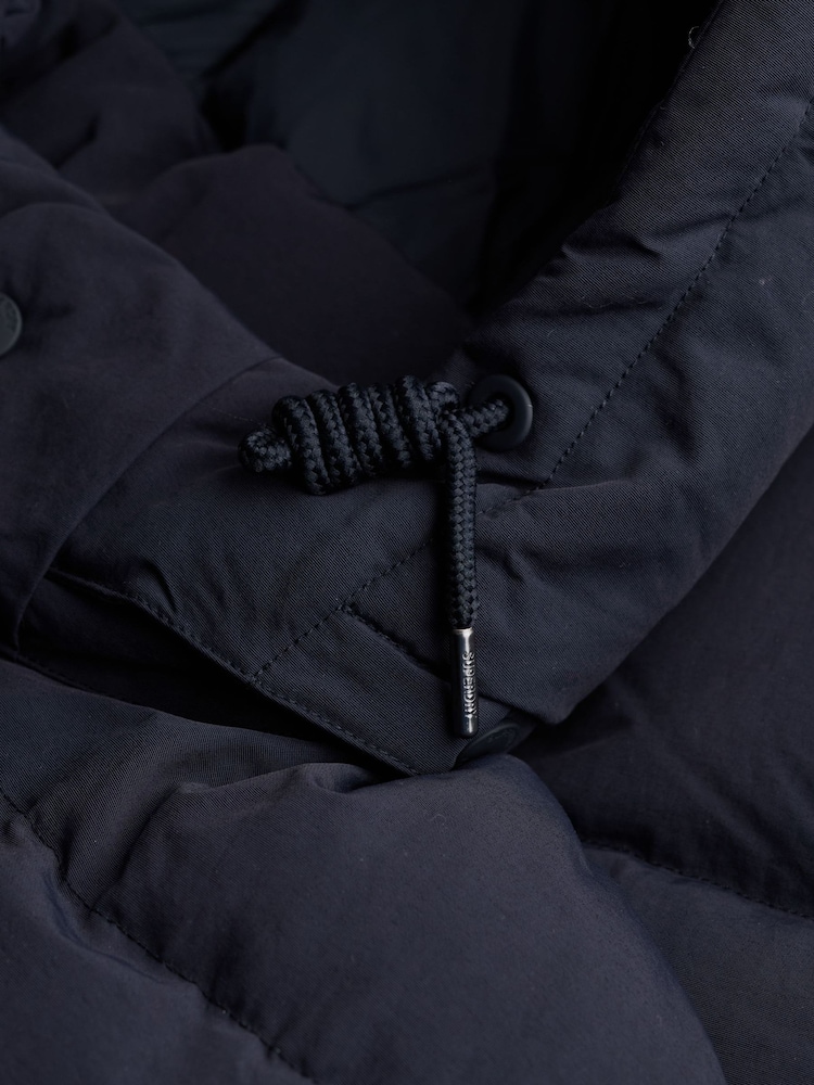 Superdry Blue Classic Everest Puffer Jacket - Image 9 of 9