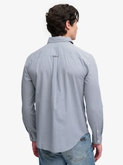 Blau - Superdry Cut Away Poplin Long Sleeve Shirt - Bild 2 von 8