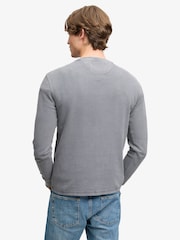 Superdry Grey Classic Heavy Textured  T-Shirt - Image 5 of 8