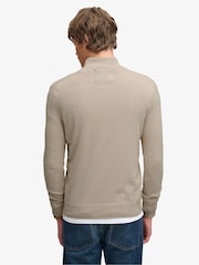 Superdry Natural Essential Lambswool Blend 1/2 Zip Jumper - Image 2 of 7