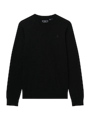 Superdry Black Essential Lw Wool Blend Jumper - Image 2 of 2