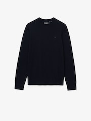 Superdry Dark Blue Essential Lw Wool Blend Jumper - Image 1 of 3