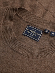 Superdry Brown Essential Lw Wool Blend Jumper - Image 2 of 2