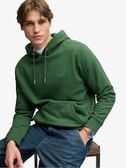 Zaļš - Superdry Essential Logo kapučjaka - Attēls 4 no 7