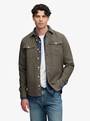 Žalia - „Superdry“ „Hellbone“ stiliaus darbo marškinėliai - 1 paveikslėlis iš 5