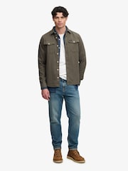 Žalia - „Superdry“ „Hellbone“ stiliaus darbo marškinėliai - 3 paveikslėlis iš 5