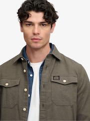 Žalia - „Superdry“ „Hellbone“ stiliaus darbo marškinėliai - 5 paveikslėlis iš 5