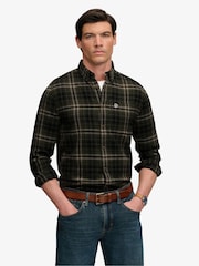أخضر - قميص قطن بكم طويل Lumberjack من Superdry - صورة 1 من 7