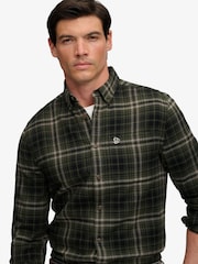 أخضر - قميص قطن بكم طويل Lumberjack من Superdry - صورة 4 من 7