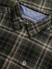 أخضر - قميص قطن بكم طويل Lumberjack من Superdry - صورة 7 من 7