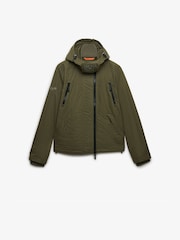 Grønn - Superdry Med hette mikrofiber, arktisk vindjakke - Bilde 3 av 5