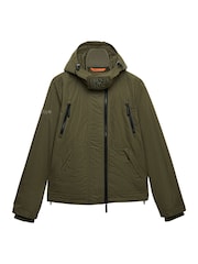 أخضر - سترة هودي من Superdry مصنوعة من قماش ميكرو أركتيك مقاوم للرياح - صورة 6 من 7