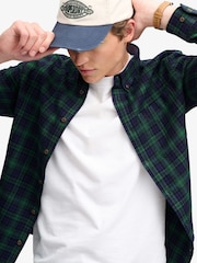 أسود - قميص قطن بكم طويل Lumberjack من Superdry - صورة 5 من 7