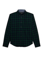 أسود - قميص قطن بكم طويل Lumberjack من Superdry - صورة 6 من 7