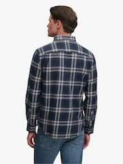 Superdry Blue/White Long Sleeve Cotton Lumberjack Shirt - Image 2 of 8