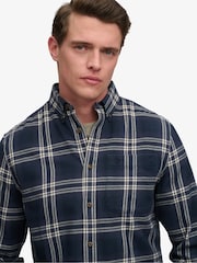Superdry Blue/White Long Sleeve Cotton Lumberjack Shirt - Image 4 of 8