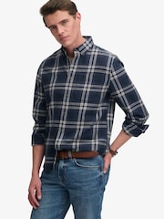 Superdry Blue/White Long Sleeve Cotton Lumberjack Shirt - Image 5 of 8
