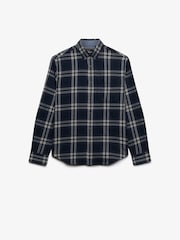 Superdry Blue/White Long Sleeve Cotton Lumberjack Shirt - Image 7 of 8