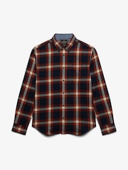 Superdry Blue/Red Long Sleeve Cotton Lumberjack Shirt - Image 1 of 2