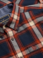 Superdry Blue/Red Long Sleeve Cotton Lumberjack Shirt - Image 2 of 2