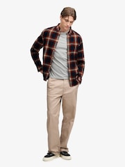 Superdry Blue/Red Long Sleeve Cotton Lumberjack Shirt - Image 3 of 7