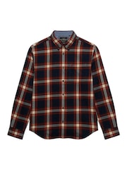 Superdry Blue/Red Long Sleeve Cotton Lumberjack Shirt - Image 6 of 7