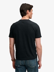 Negru - Superdry Outdoor Stripe Logo Rlxd T-Shirt - Imaginea 3 din 7