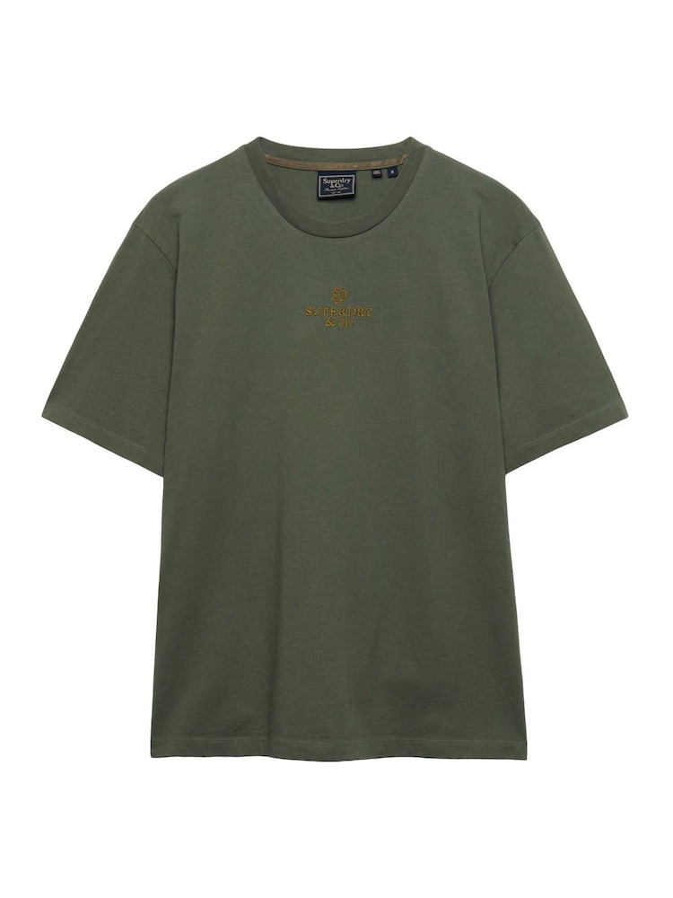 Verde - Camiseta con micrologotipo de Superdry - Imagen 1 de 2