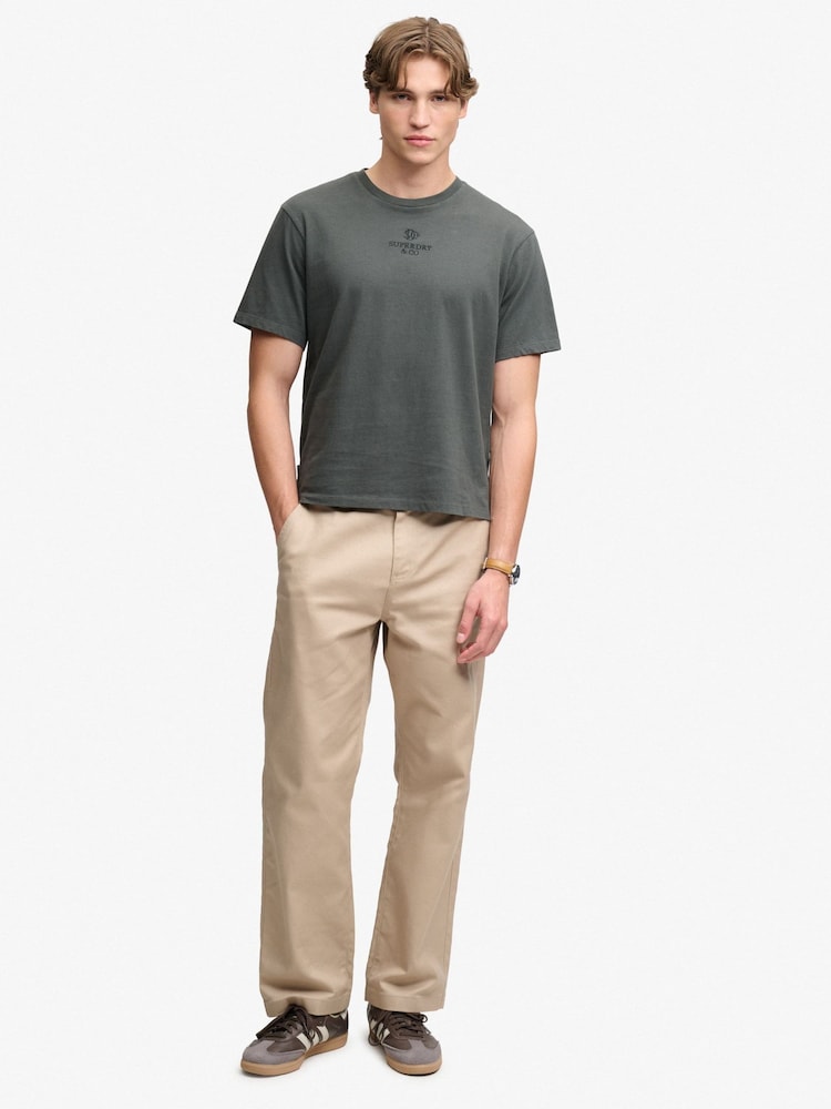 Verde claro - Camiseta con micrologotipo de Superdry - Imagen 2 de 8