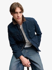 Superdry Blue Preppy Burford Jacket - Image 5 of 9