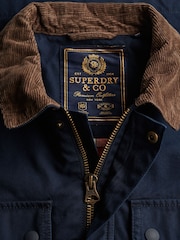 Superdry Blue Preppy Burford Jacket - Image 9 of 9
