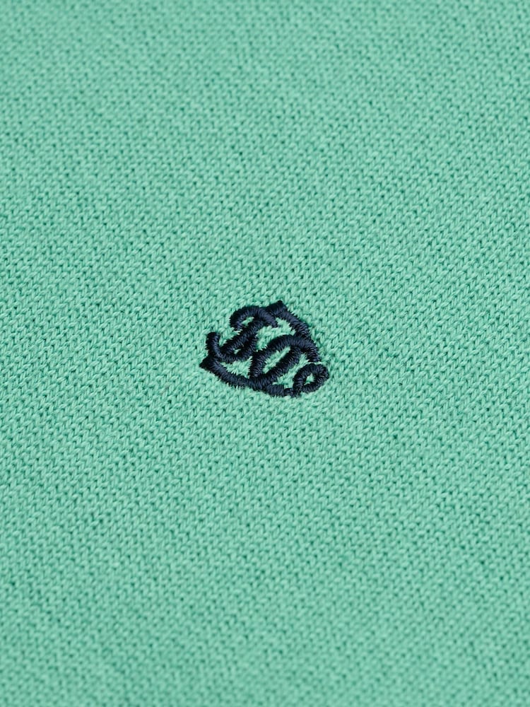 Superdry Green Crew Neck Essential Cotton Jumper - Image 6 of 6